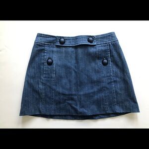[M by Missoni] Denim Button Mini Skirt 💙 Sz 6